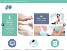 Tablet Screenshot of ortopedia-gremial.com.ar